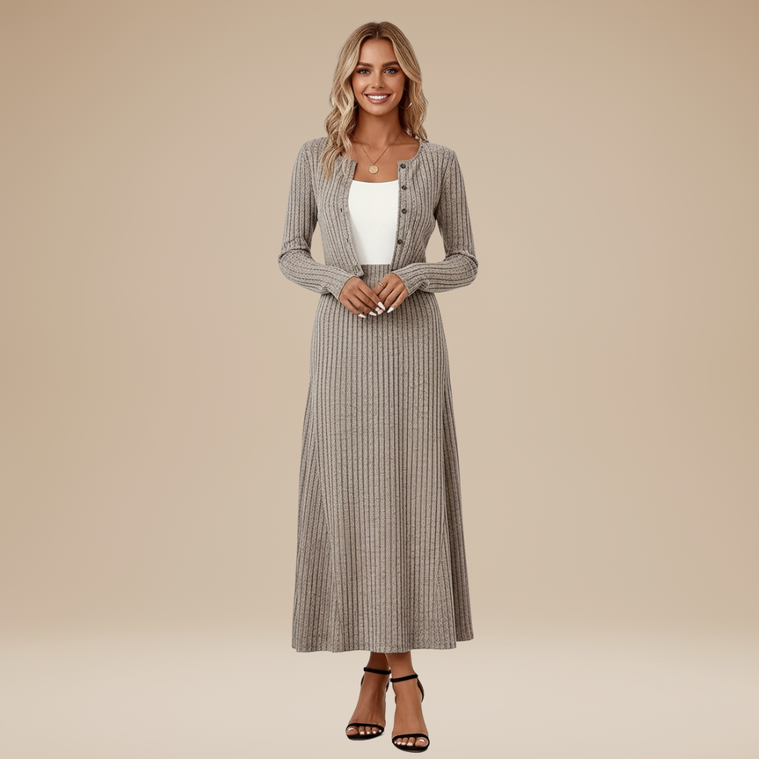 Agnola | Completo Morbido Donna a Costine Contemporaneo