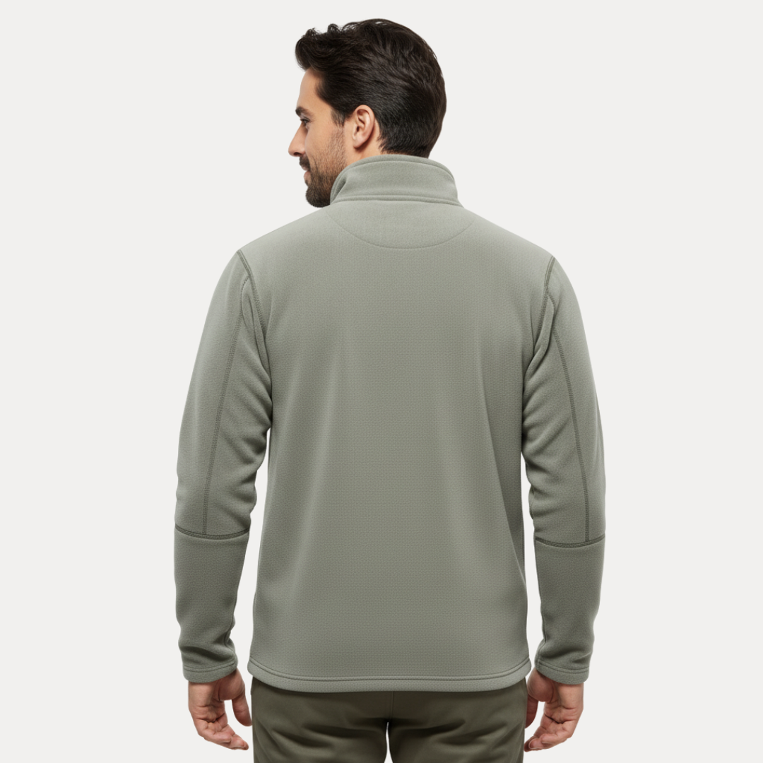 Riccardo | Maglione in Pile con Mezza Zip