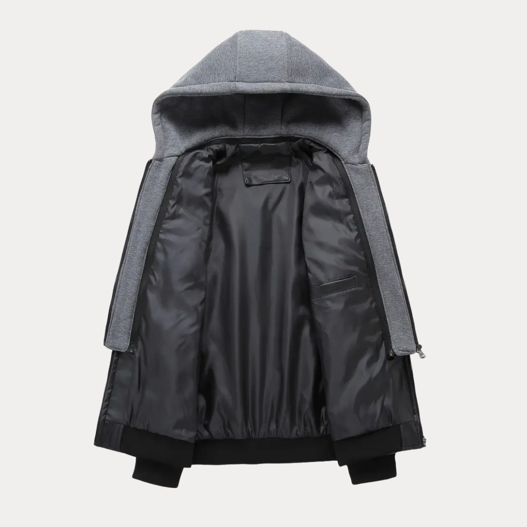Pietro | Giacca Uomo Moderna con Cappuccio Removibile