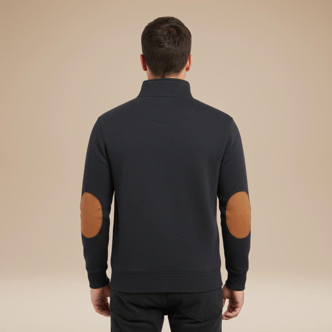 Matteo | Men's Sweater with Elbow Patches