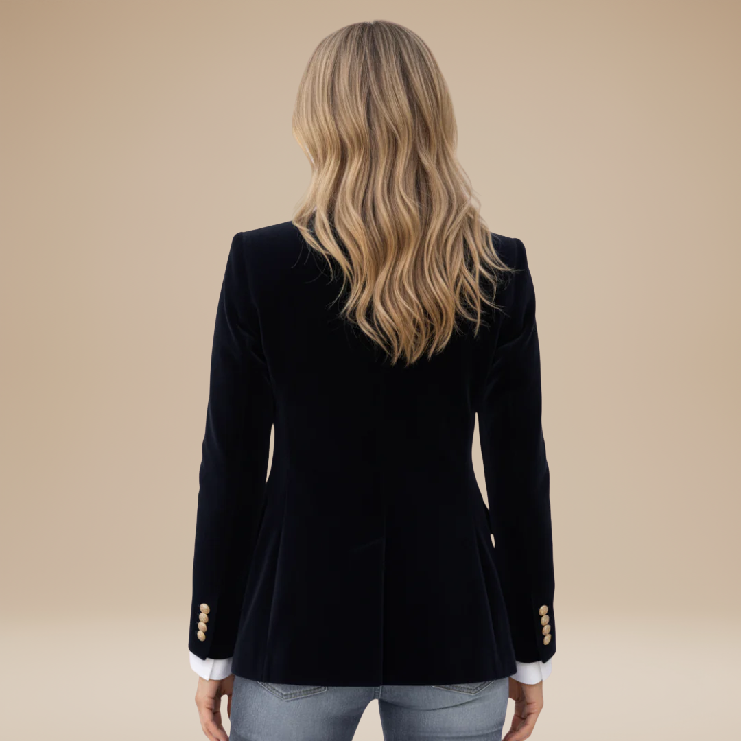 Cinzia | Blazer Donna con Bottoni Dorati Elegante