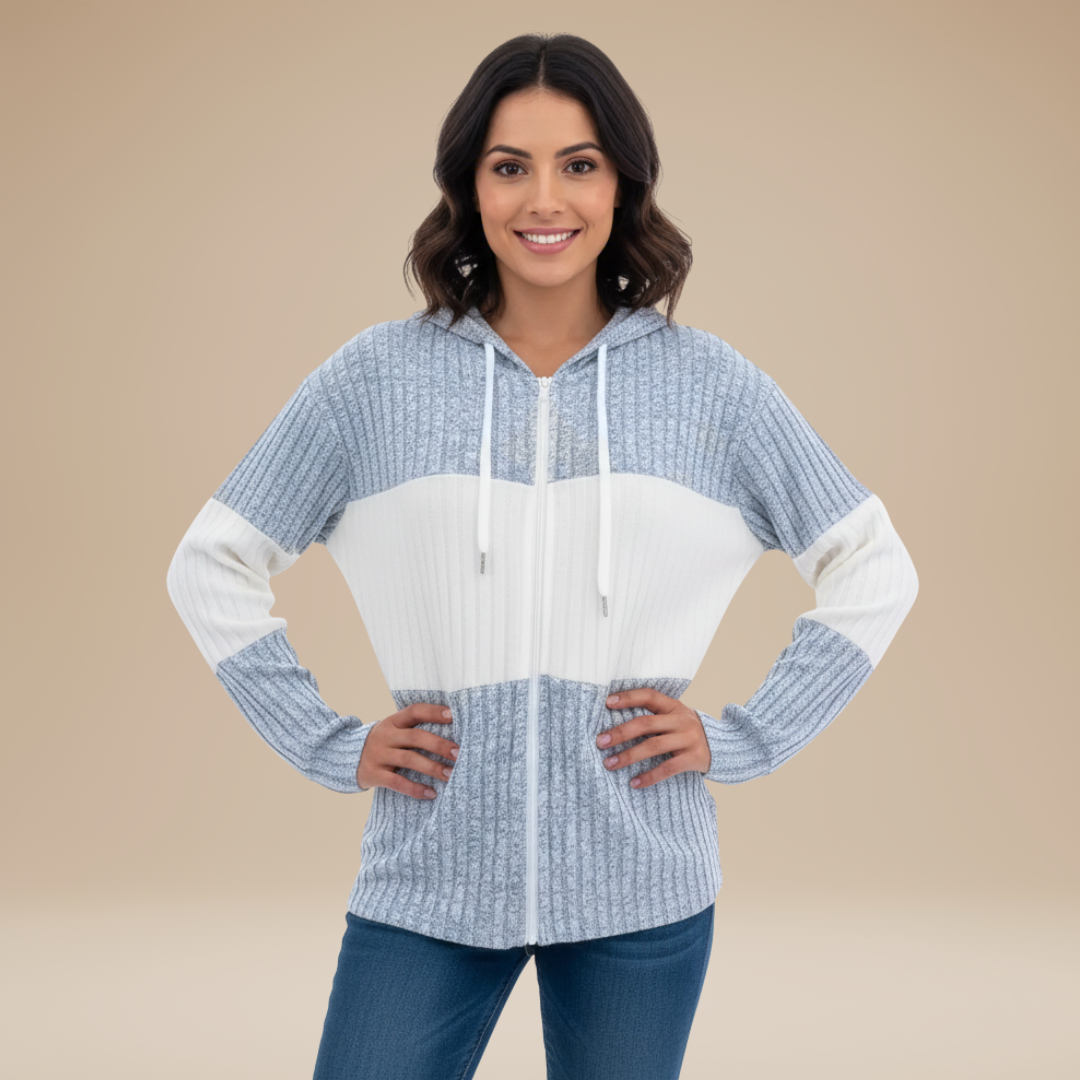 Veronica | Felpa Donna con Cappuccio e Linee Armoniose