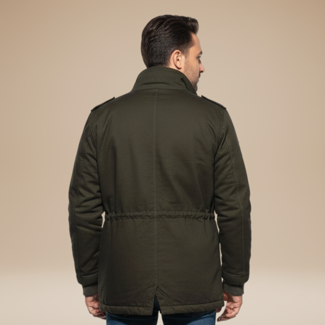 Leandro | Giacca Uomo Stile Militare con Tasche Multiple