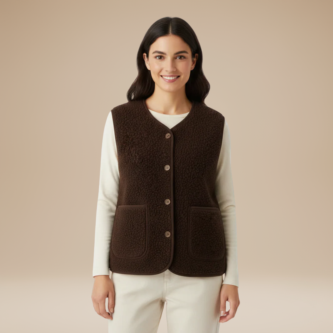 Ludovica | Gilet in Pile Morbido e Caldo