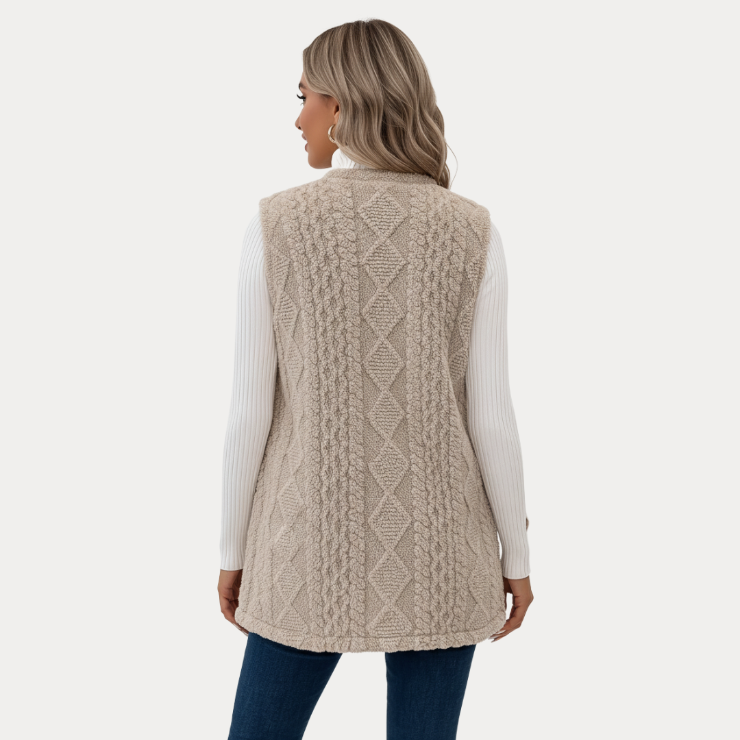 Caterina | Gilet Donna Senza Maniche Morbido