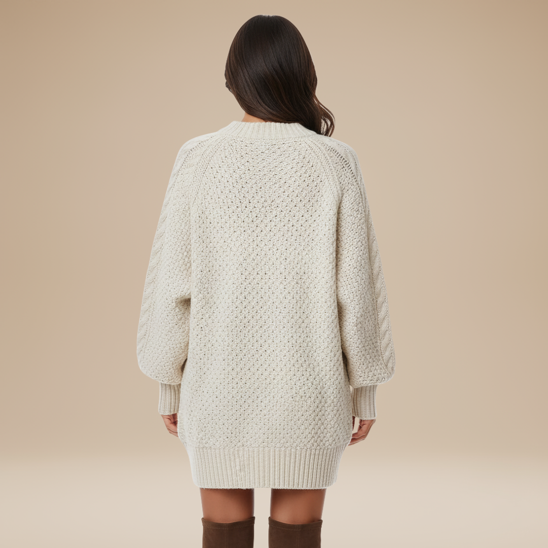 aaSara | Maglione Donna Oversize Stile Chic Autunnale