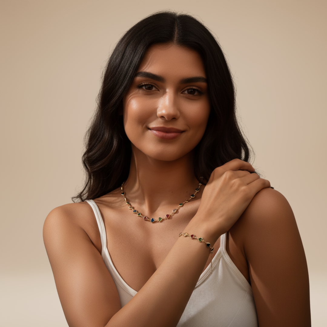 Imelda | Set Collana e Bracciale Donna Elegante e Armonioso
