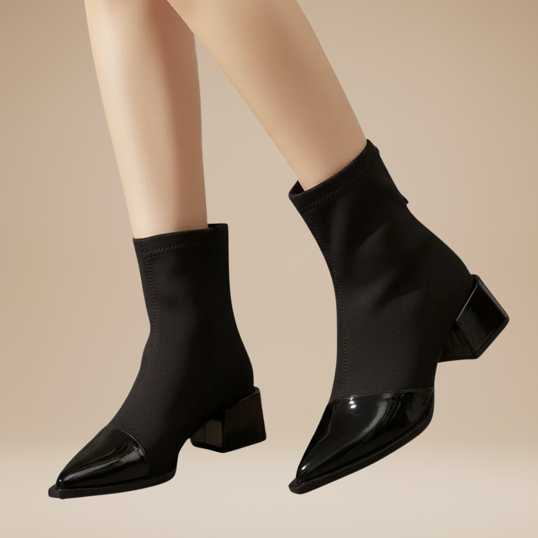 Lucia | Stivaletti Donna Chic con Dettaglio Zip Posteriore