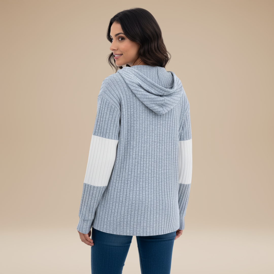 Veronica | Felpa Donna con Cappuccio e Linee Armoniose