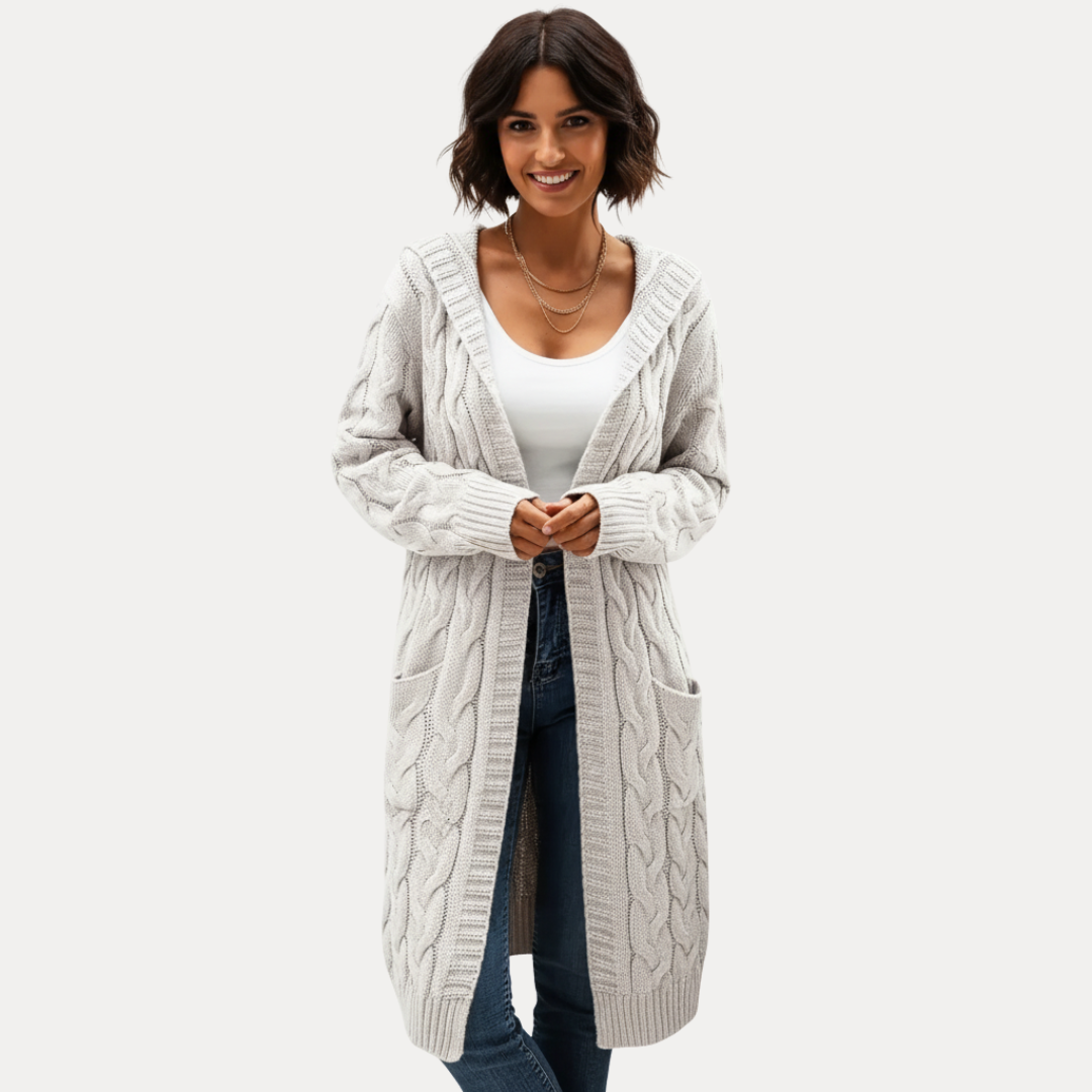 Giulia | Cardigan a Treccia Donna