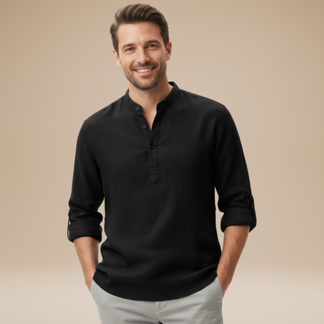 Luca | Men's Henley Shirt