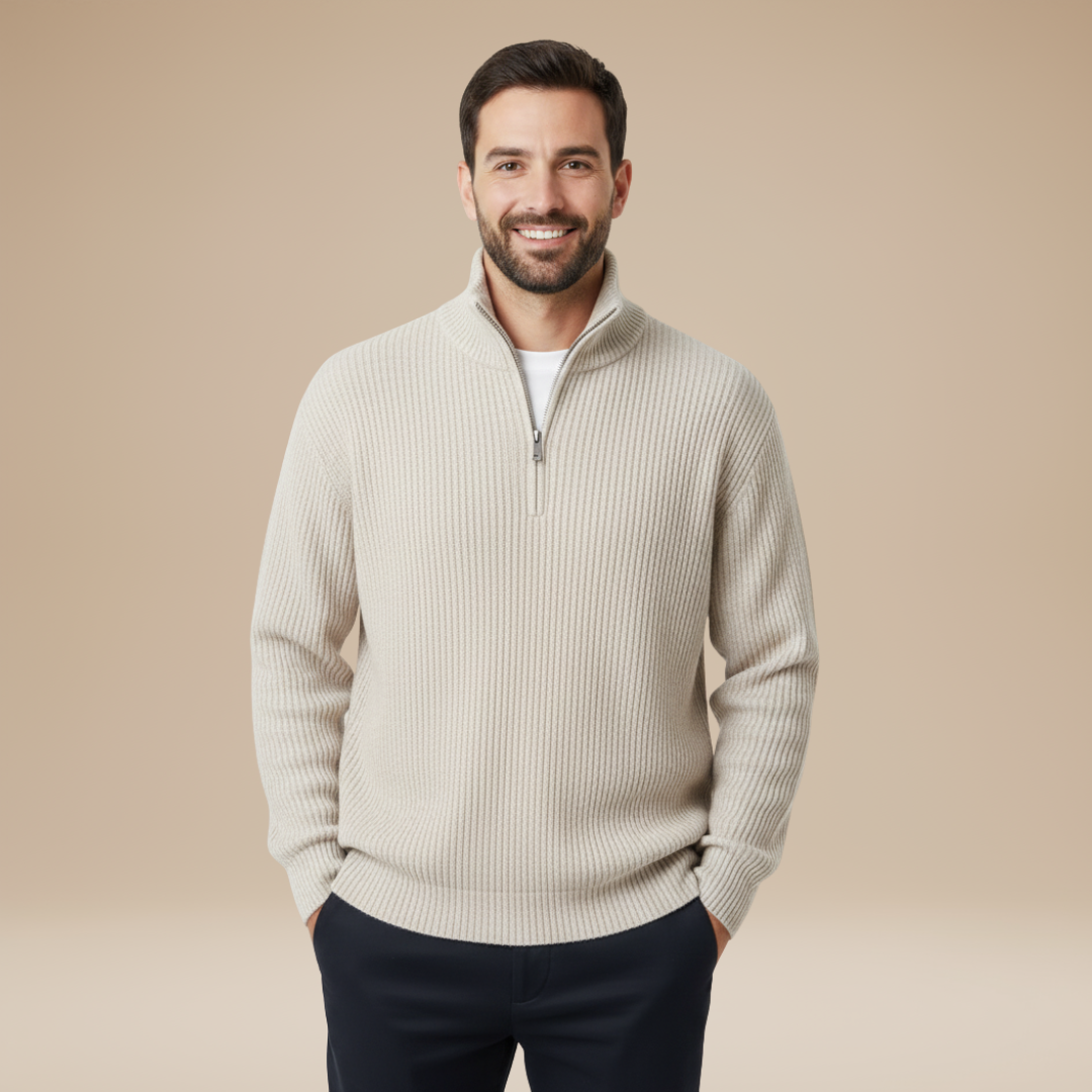 Matteo | Men's Half-Zip Sweater