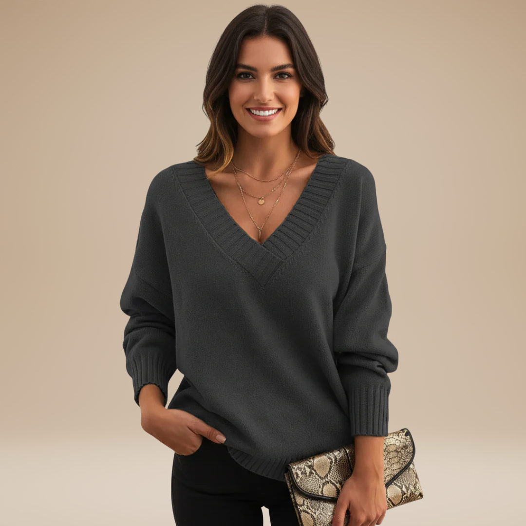 Sibilla | Deep V-Neck Sweater