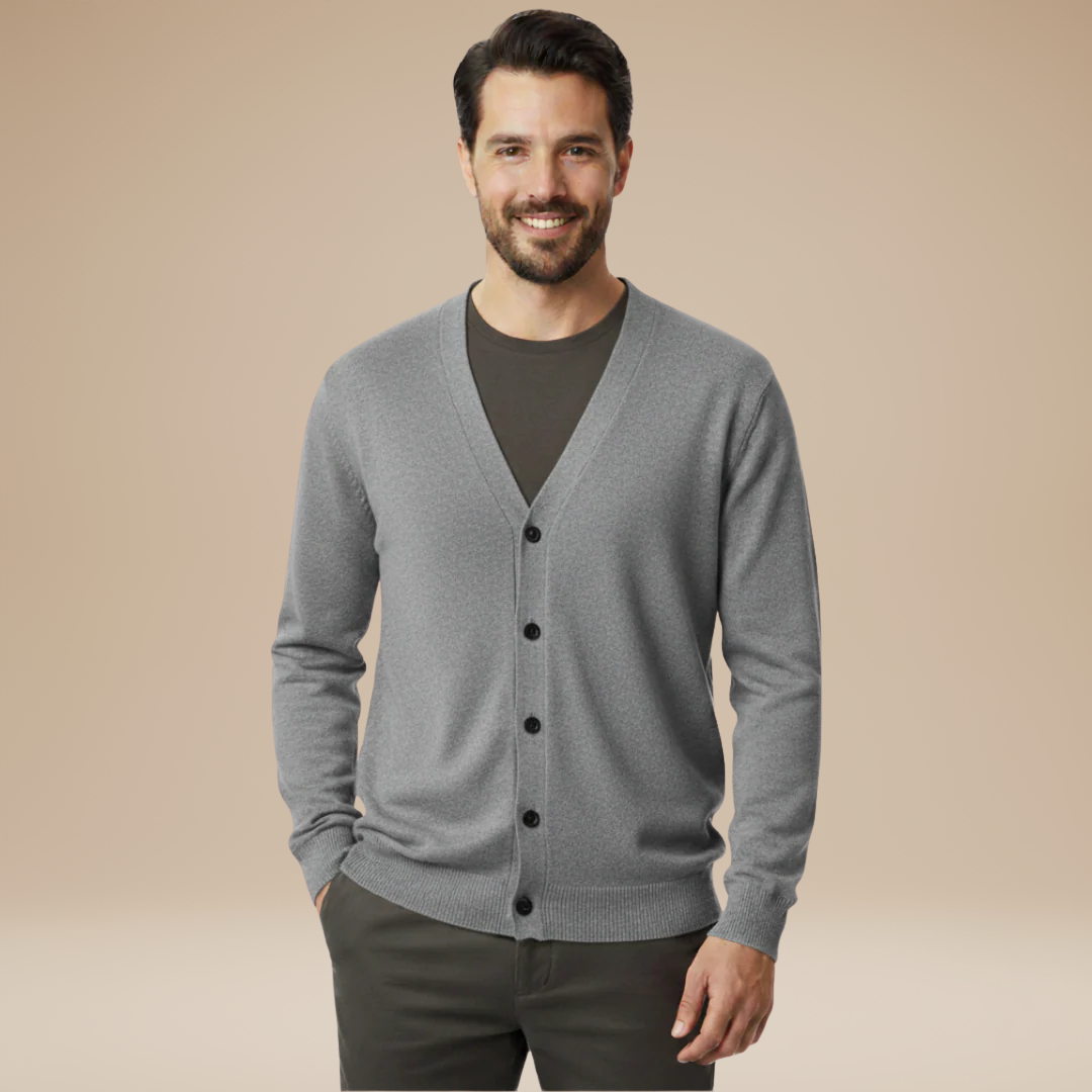 Alaric | Men's Cashmere Blend Cardigan