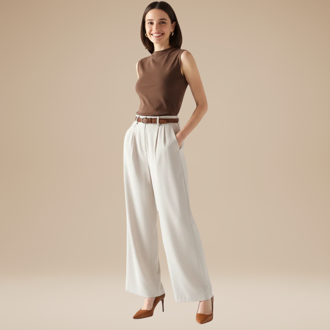 Chiara | Tailored Wide-Legged Trousers