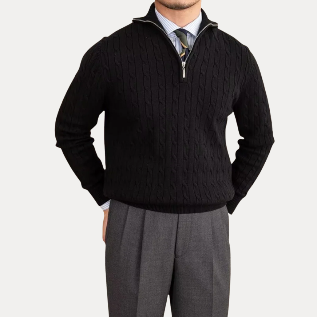 Riccardo | Maglione Uomo Treccia Elegante