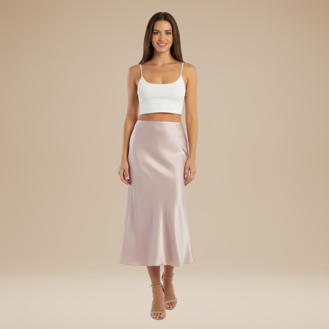 Adelina | Elegant Silky Skirt