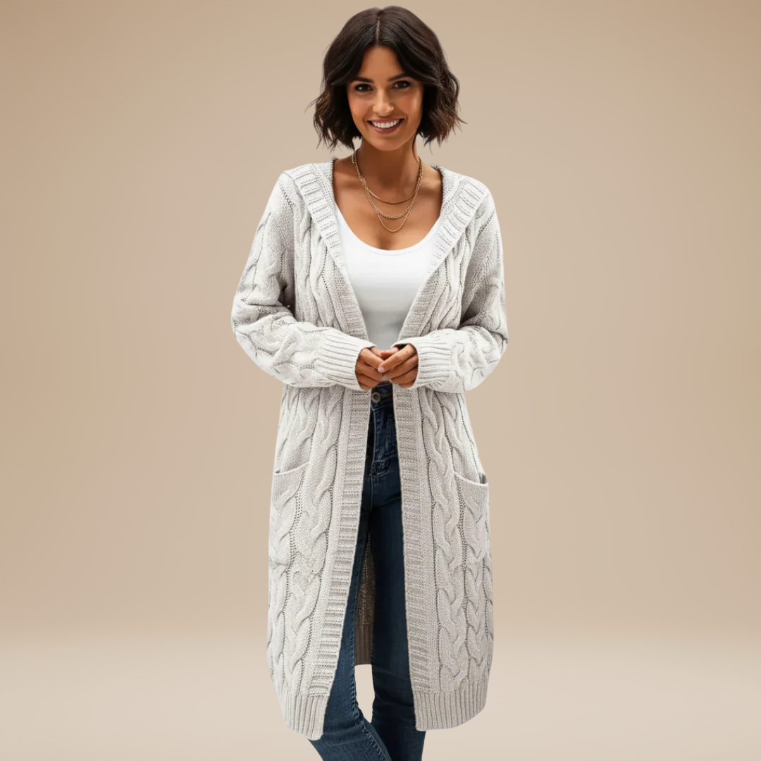 Giulia | Women's Cable Knit Cardigan