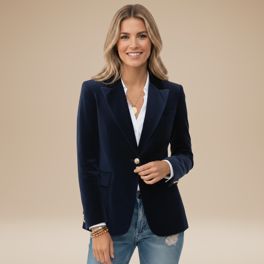 Cinzia | Blazer Donna con Bottoni Dorati Elegante