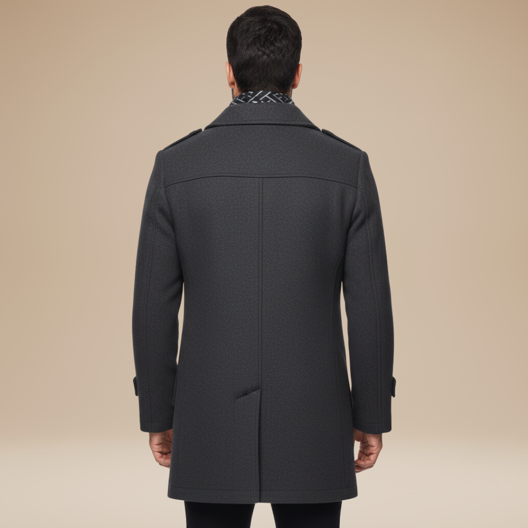 Cesare | Cappotto Uomo Elegante a Doppio Petto