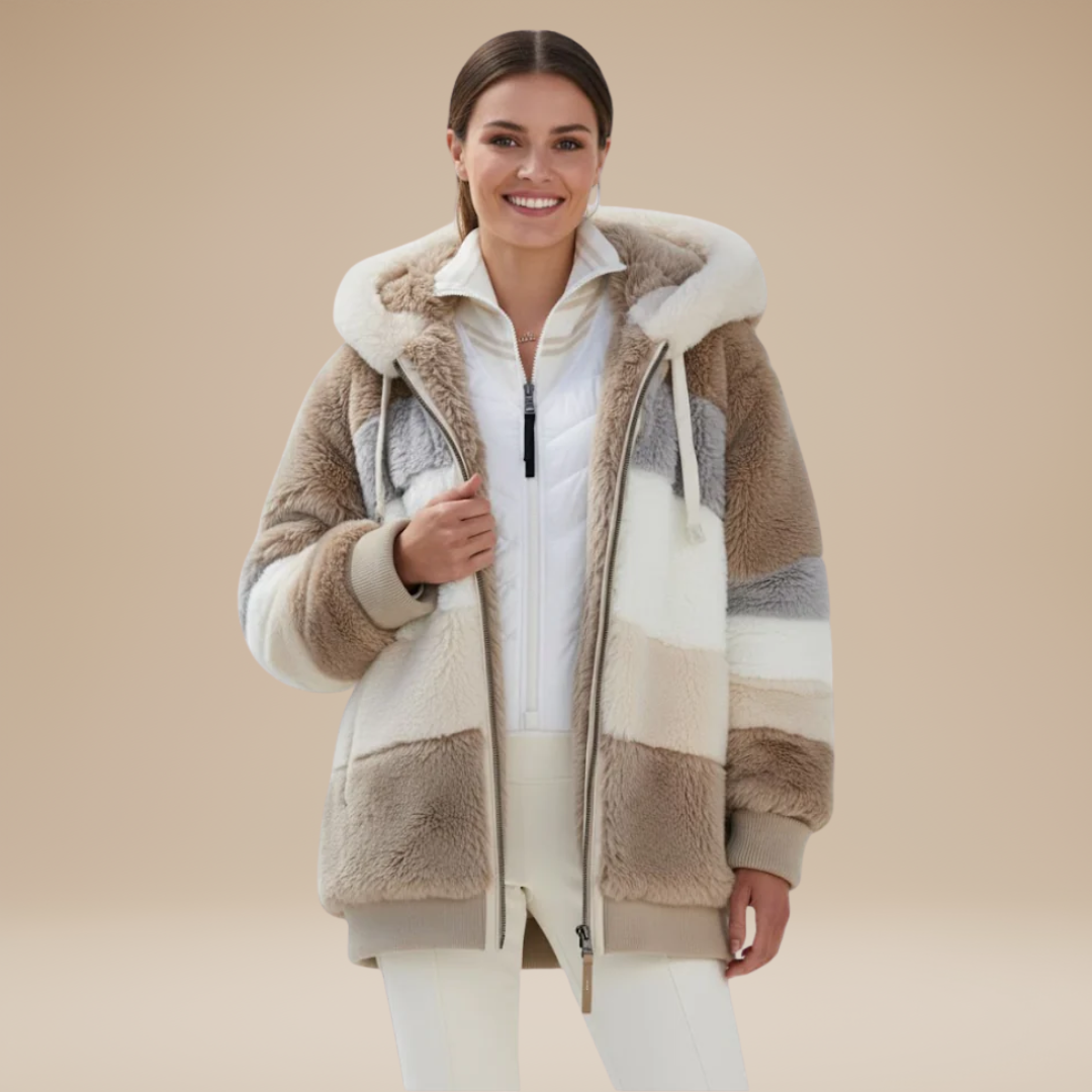 Aurora | Teddy Jacket with Hood