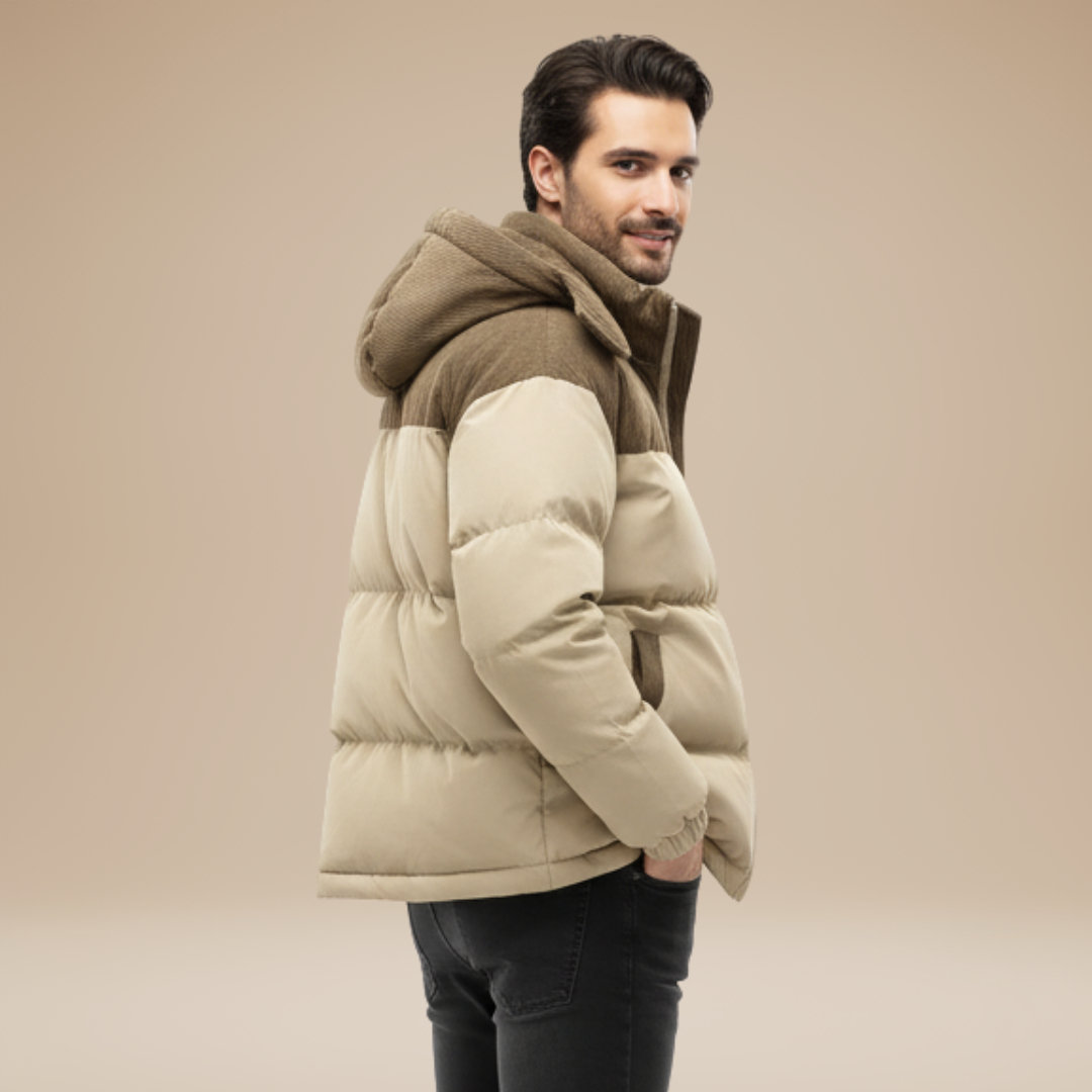 Mariano | Piumino Invernale Uomo con Cappuccio