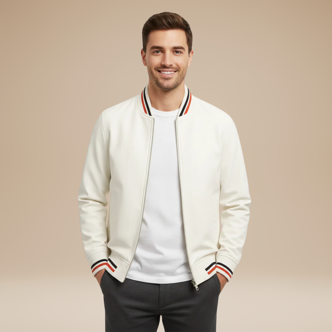 Nico | Bomber Uomo Casual con Colletto a Costine
