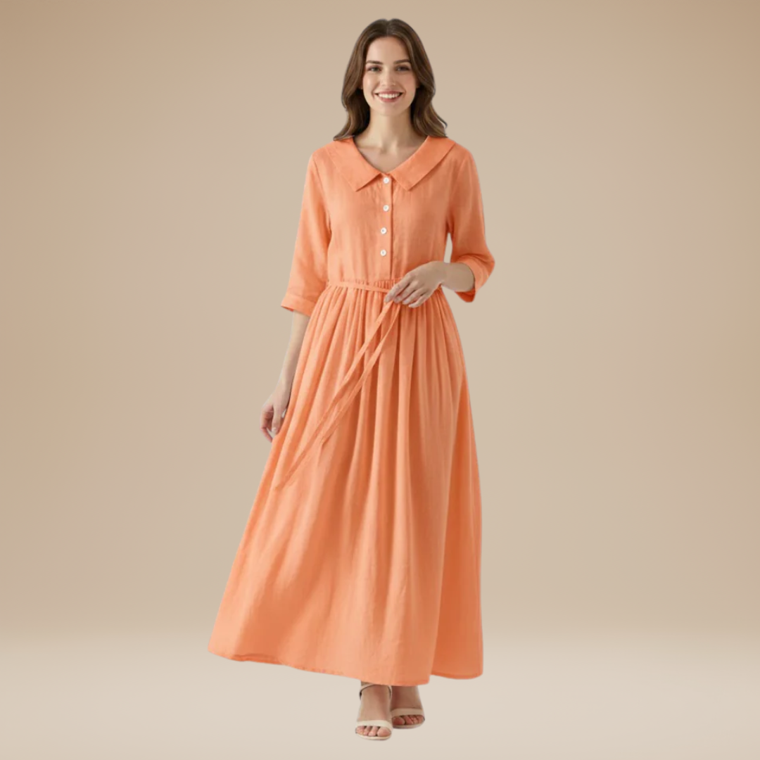 Ninetta | Cotton and Linen Shirt Dress