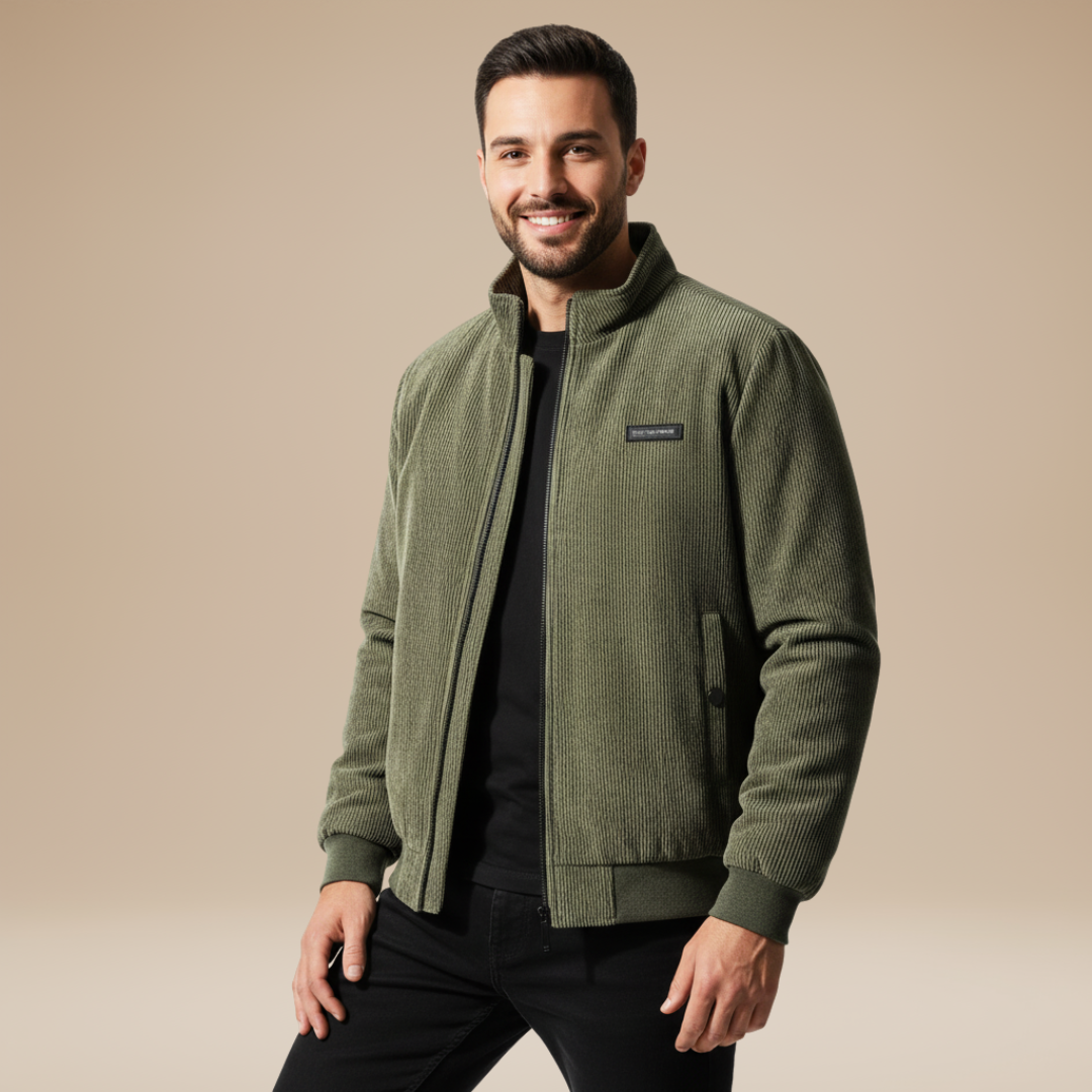 Sergio | Giacca Uomo Casual con Cerniera Frontale