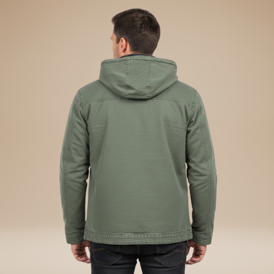 Antonio | Men's Fleece-Lined Hooded Jacket