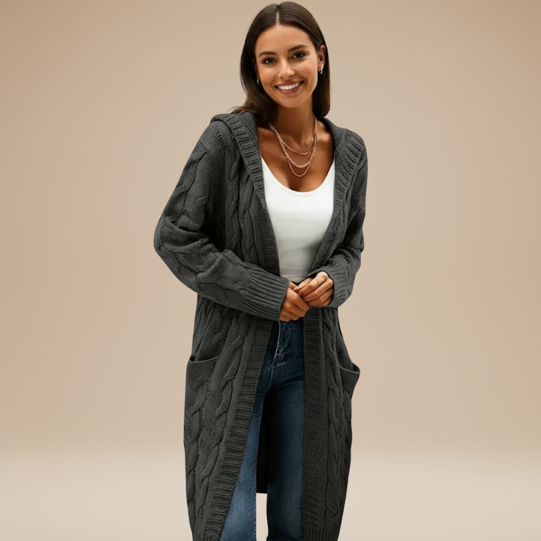 Giulia | Women's Cable Knit Cardigan