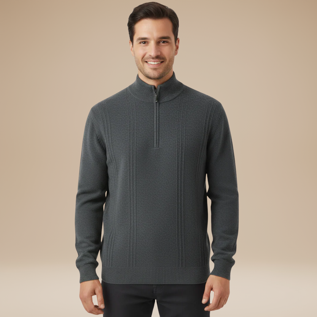 Alessio | Ribbed Turtleneck Sweater