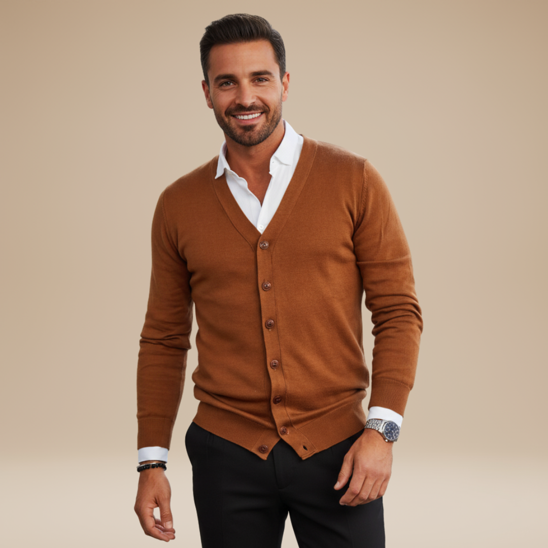 Valentino | Cardigan Uomo con Bottoni Chic e Raffinato