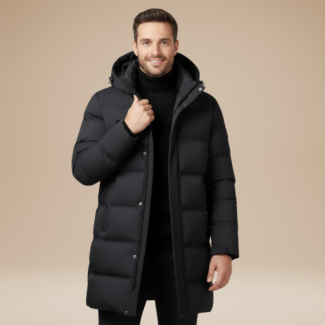 Massimo | Parka Uomo Imbottito con Protezione Avanzata