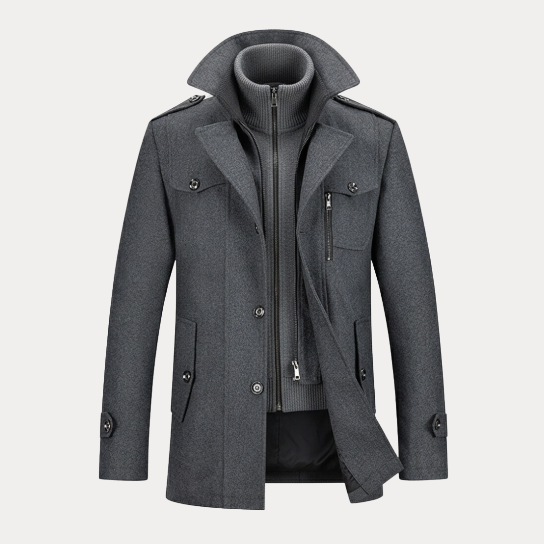 Emilio | Cappotto Uomo Doppio Strato Elegante e Caldo