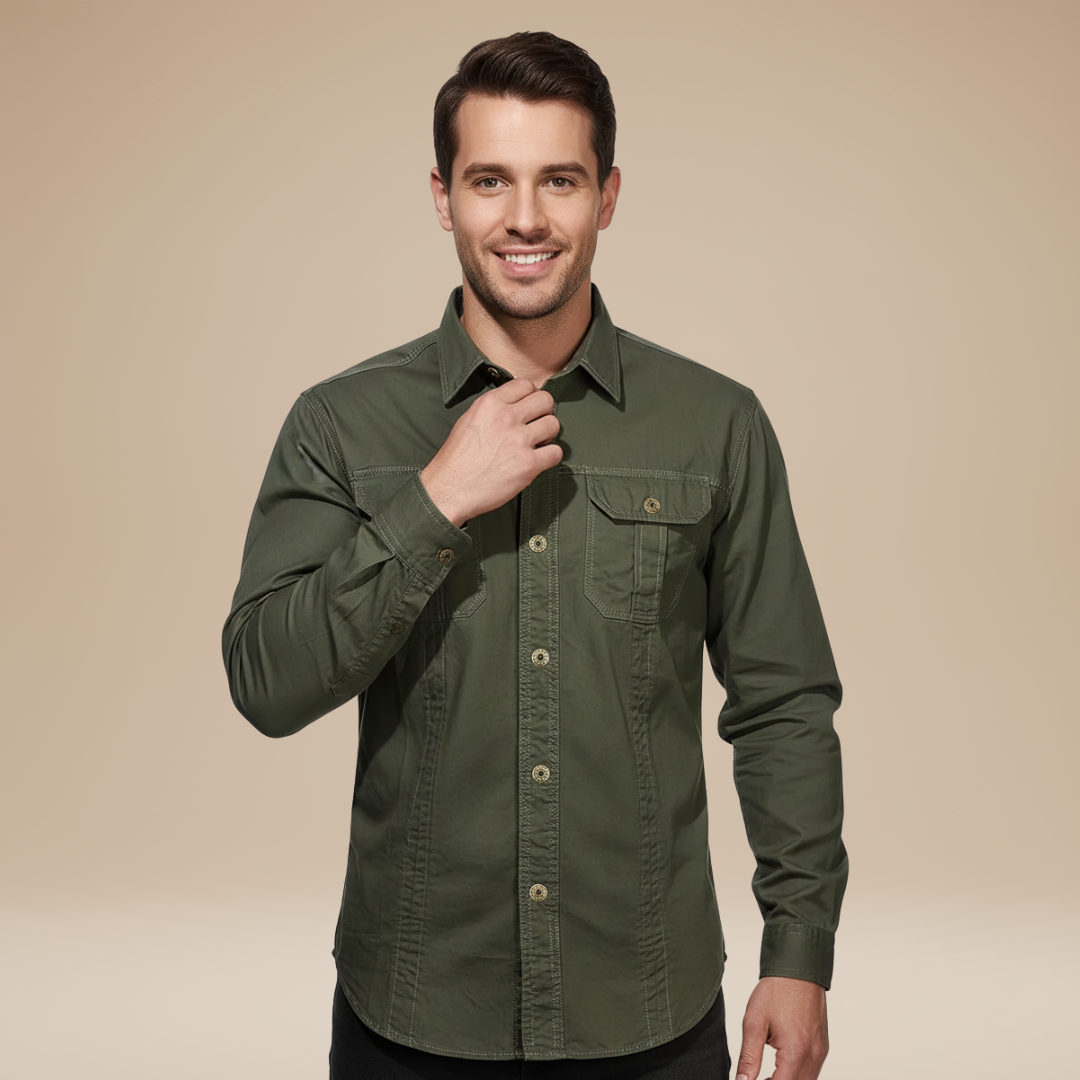 Niccolò | Camicia Uomo Outdoor Stile Pulito e Deciso