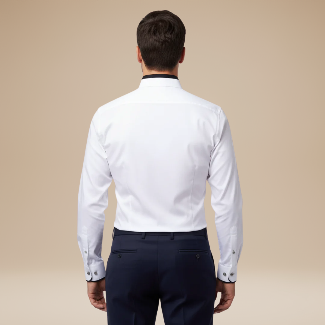 Leon | Camicia Elegante da Uomo con Dettagli a Contrasto