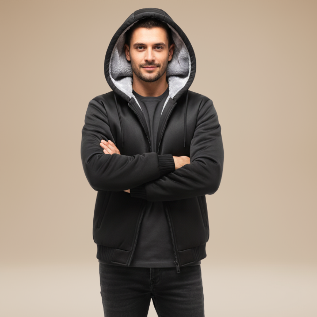 Pietro | Giacca Uomo con Cappuccio dal Comfort Avvolgente