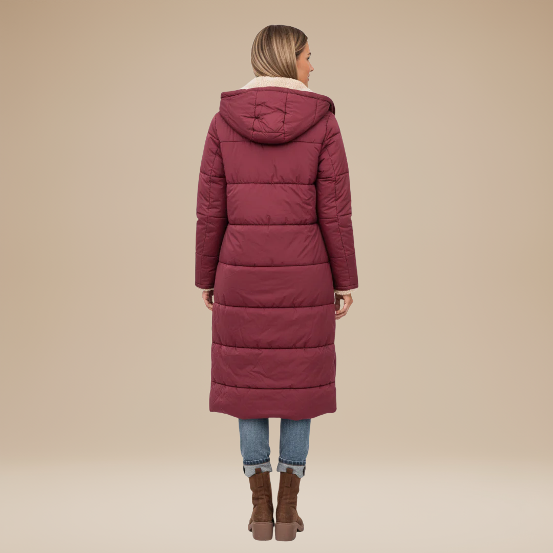 Elena | Cappotto Trapuntato Lungo da Donna