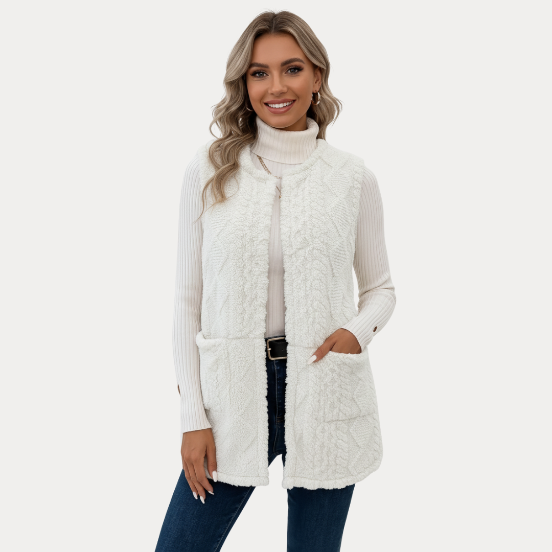 Caterina | Gilet Donna Senza Maniche Morbido