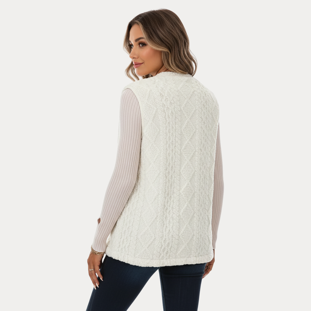 Caterina | Gilet Donna Senza Maniche Morbido