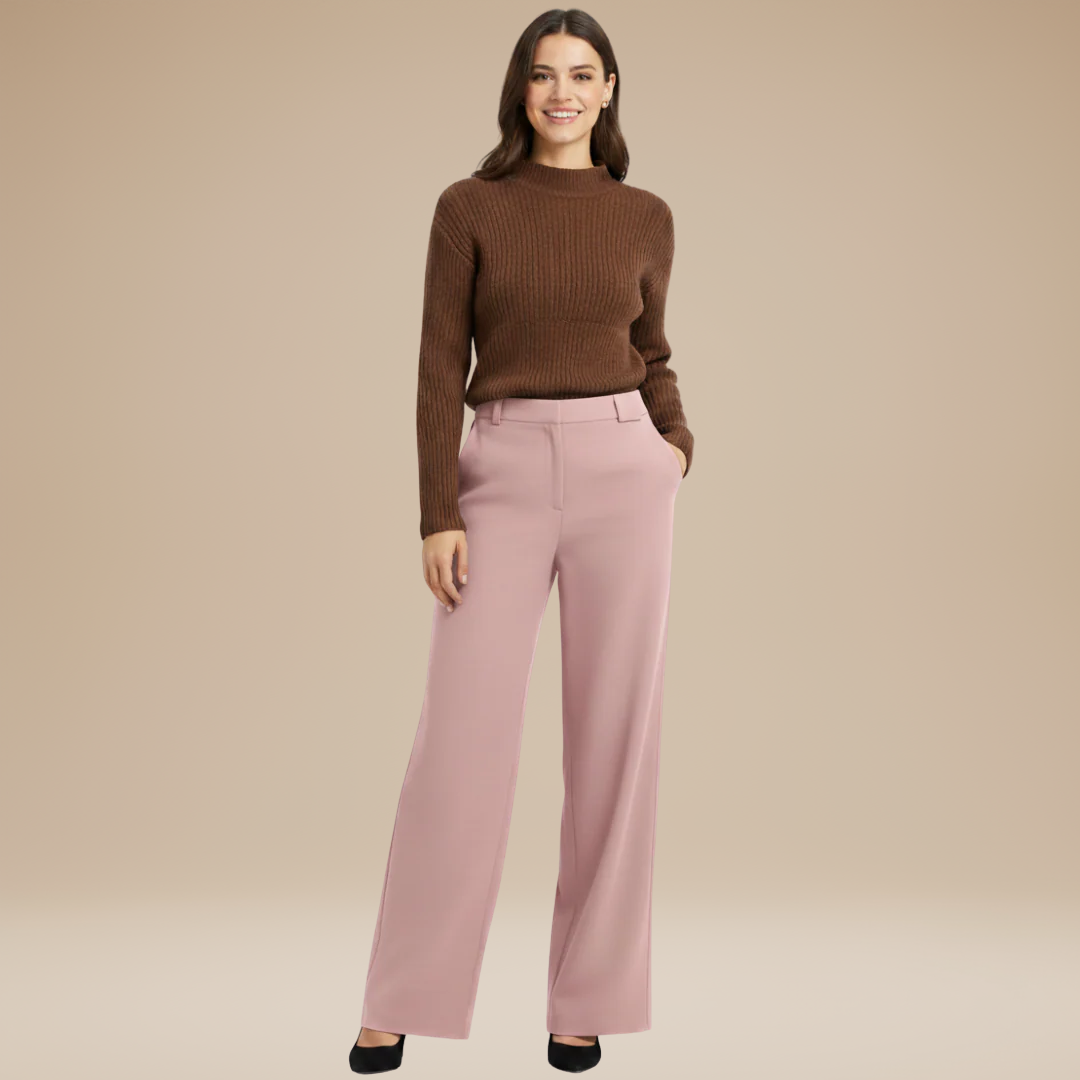 Elena | Tailored Wide-Legged Trousers
