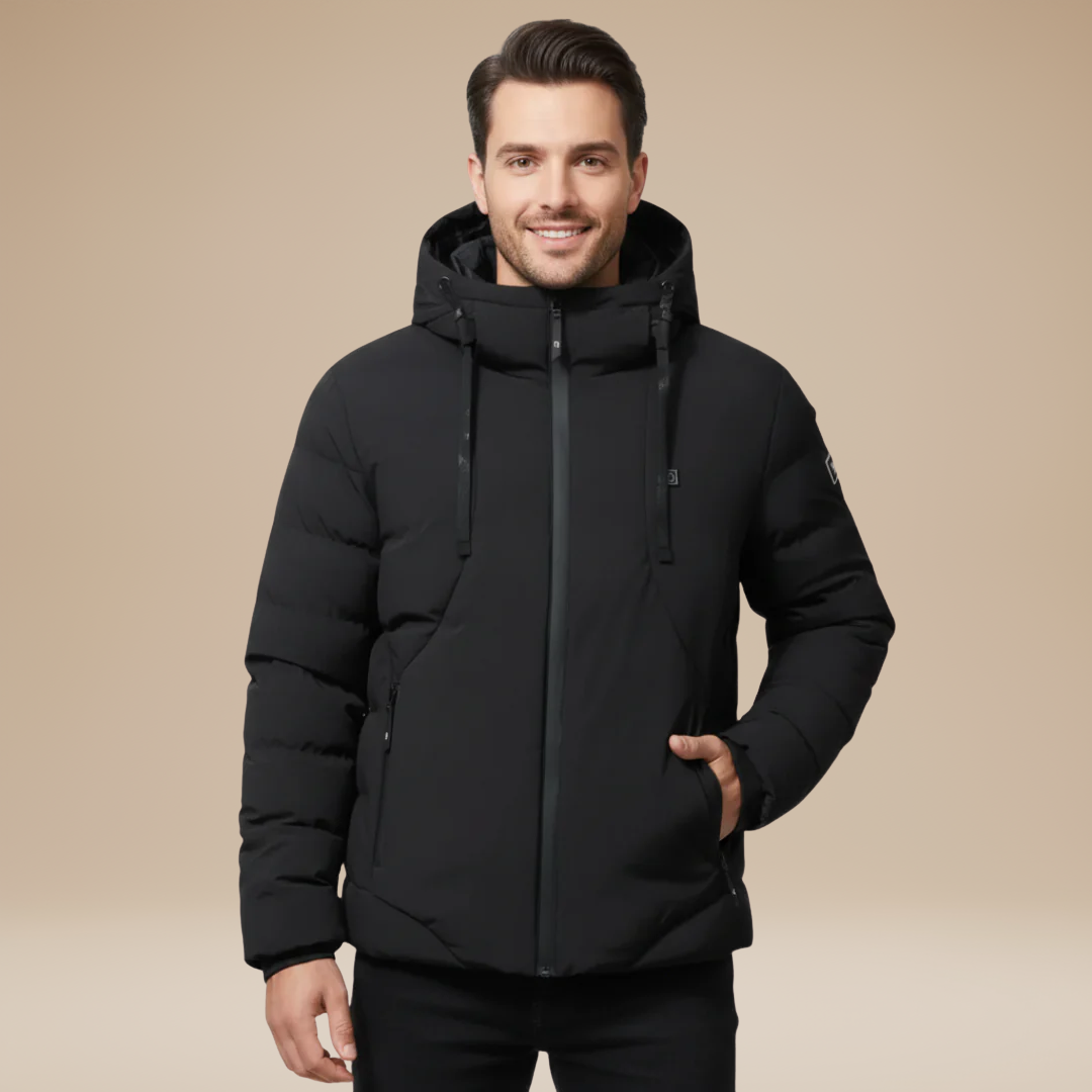 Raffaele | Men's Winter Down Jacket with Modern Hood