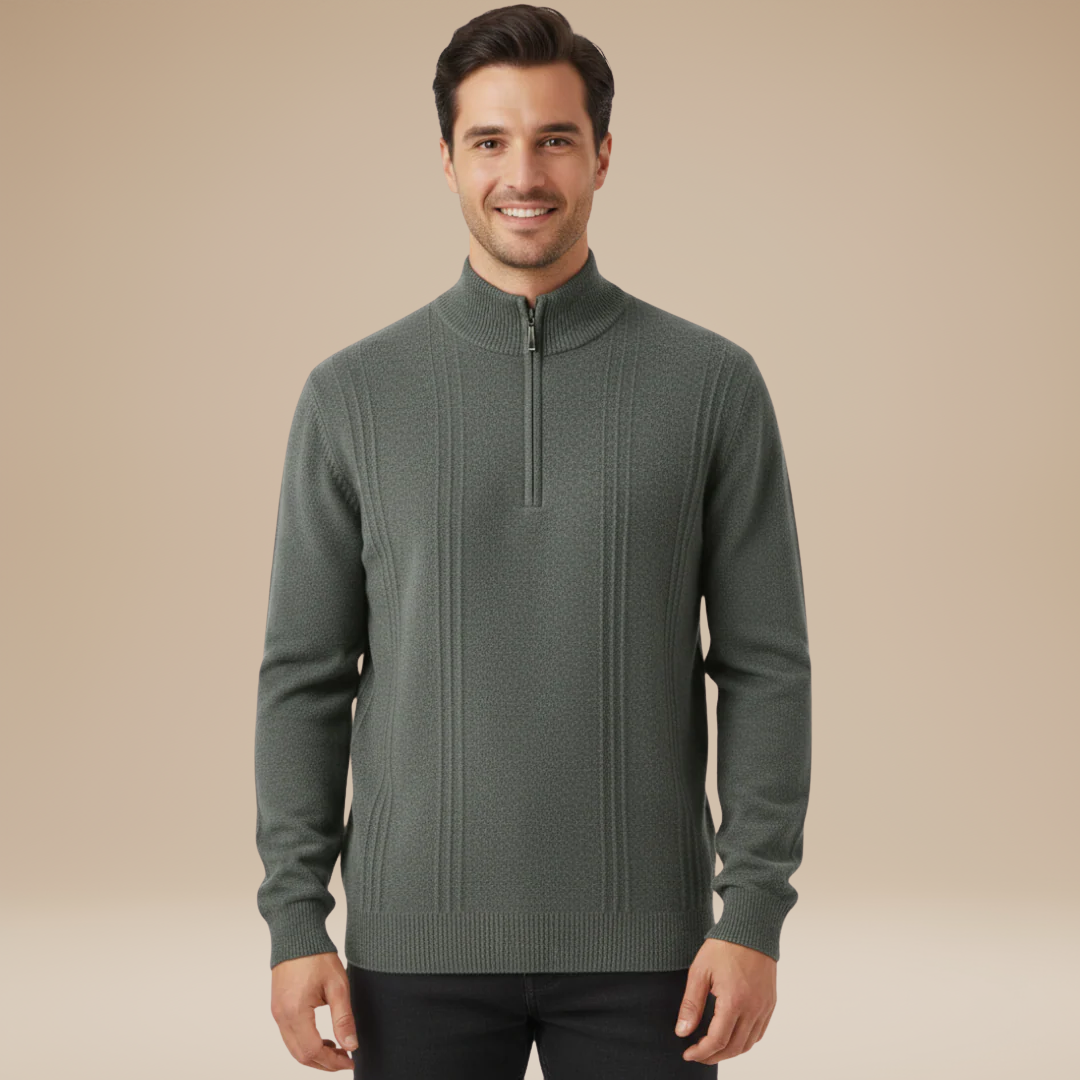 Alessio | Ribbed Turtleneck Sweater