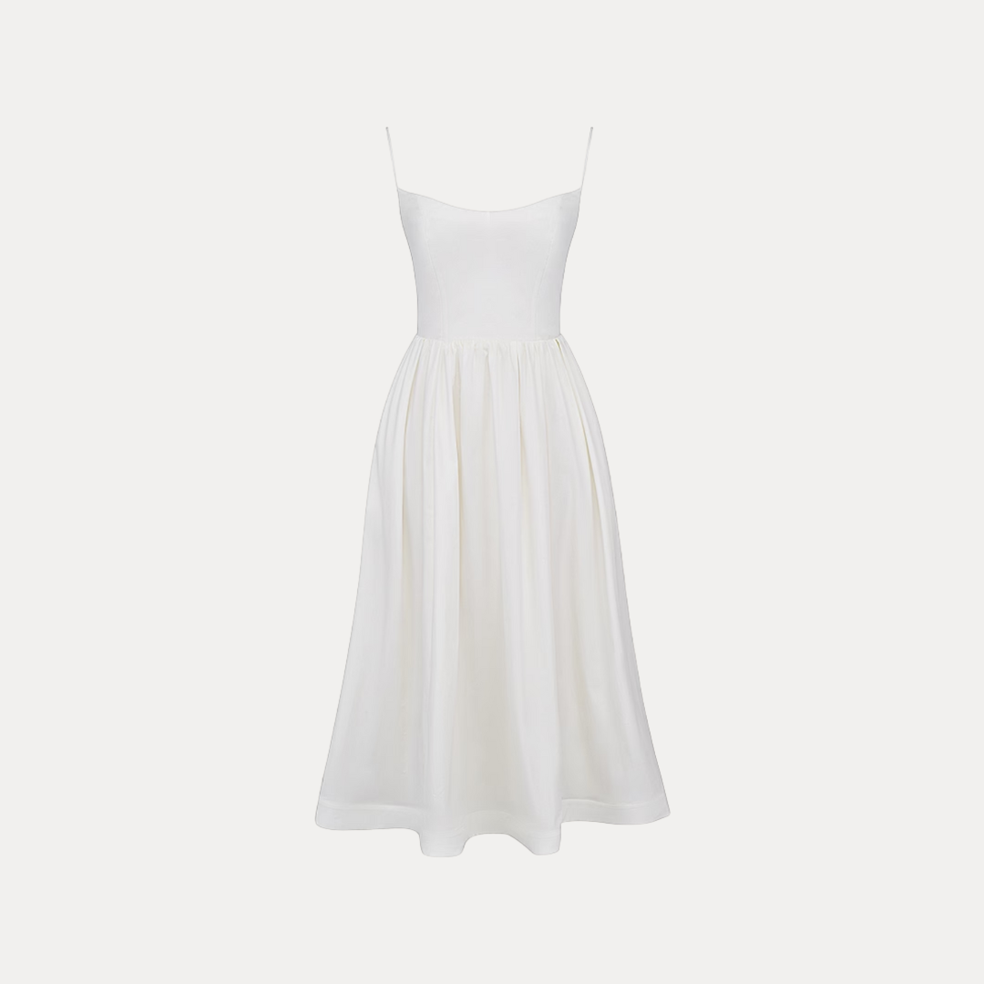 Gemma | Abito Midi con Spalline