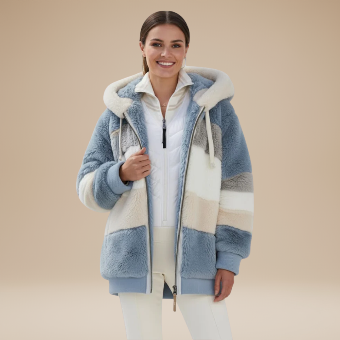Aurora | Teddy Jacket with Hood