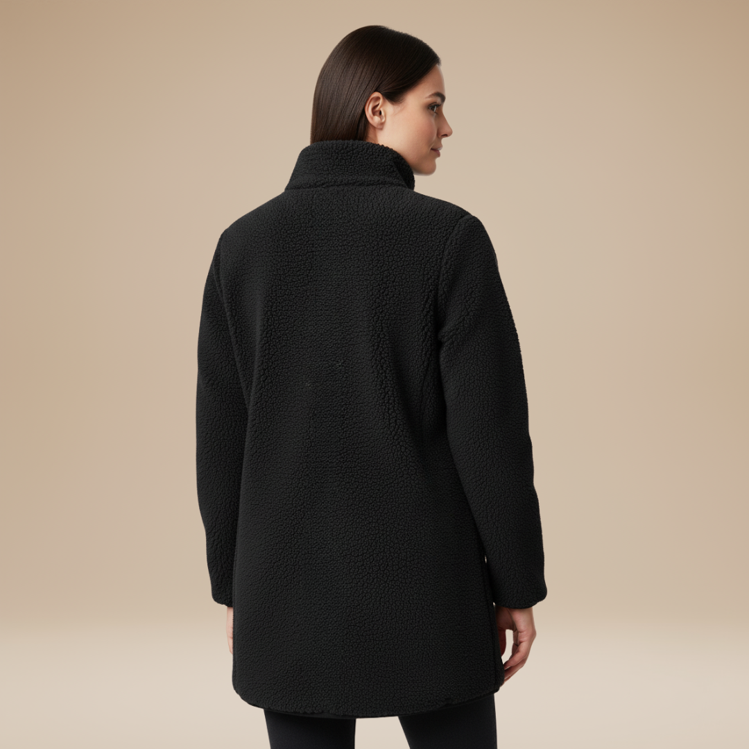 Mia | Teddy Coat Donna Morbido con Zip Integrale