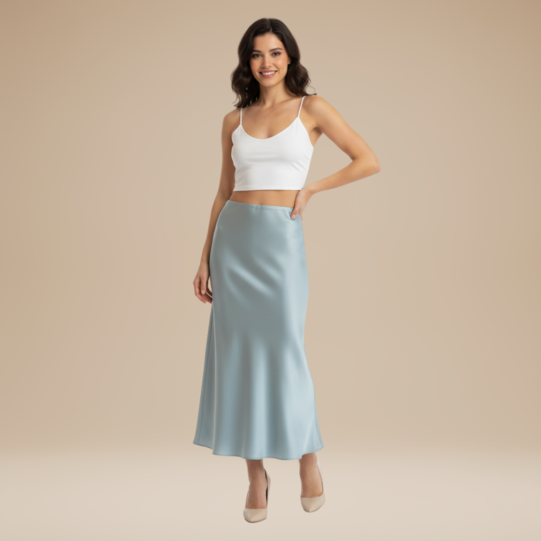 Adelina | Elegant Silky Skirt