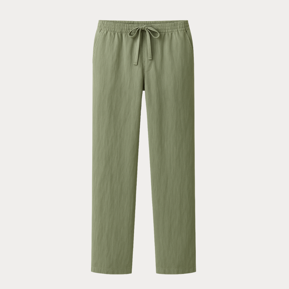 Matteo | Men's Linen-Effect Trousers