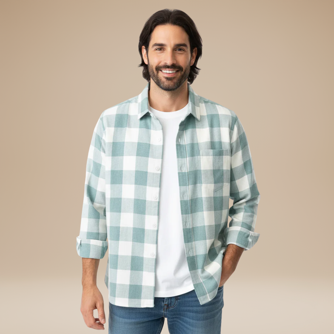 Ethan | Versatile and Modern Men's Checkered Shirt